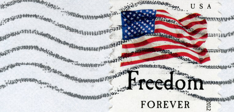 Freedom Forever Postage Stamp